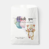 Teddy Bärenballons - vielen Dank Geschenktütchen (Vorderseite)