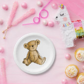 Teddy-Bärenbild für Paper-Teller Pappteller (Party)