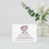 Teddy Bärenbücher für Kinder mit Wasserfarbe Begleitkarte (Stehend Vorderseite)