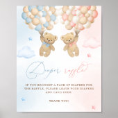 Teddy Bärengeschlecht offenbart Windelknickstörung Poster (Vorne)