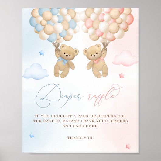 Teddy Bärengeschlecht offenbart Windelknickstörung Poster (Vorne)