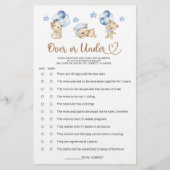 Teddy Bärenjunge Dusche über oder unter (Vorderseite)