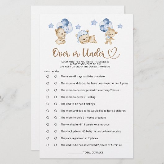 Teddy Bärenjunge Dusche über oder unter (Vorne/Hinten)