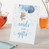 Teddy Bärenkarten und Geschenke Babydusche Sockelschild (In Situ)