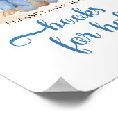 Teddy-Bärenpampas-Bücher für Kinder Poster (Ecke)