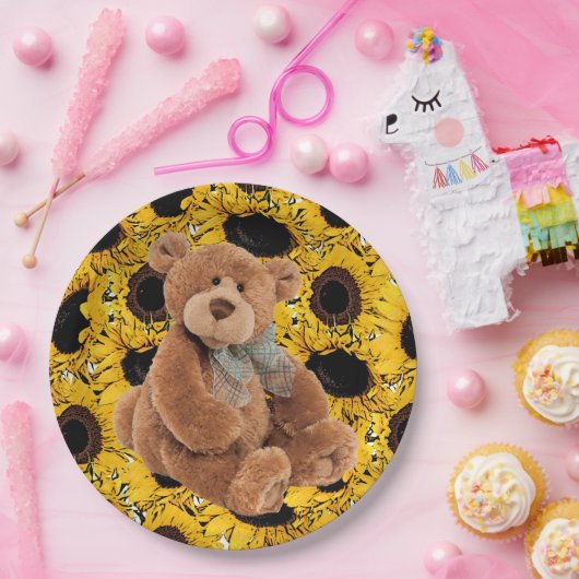 Teddy-Bärenpapier-Teller Pappteller (Party)