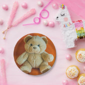 Teddy Bärenpapierplatte Pappteller (Party)