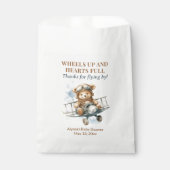 Teddy Bärenräder auf den Herzen voll Geschenktütchen (Vorderseite)