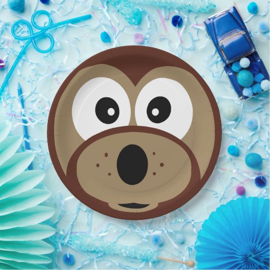 Teddy-Bärenvorderseiten Pappteller (Party)