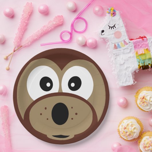 Teddy-Bärenvorderseiten Pappteller (Party)