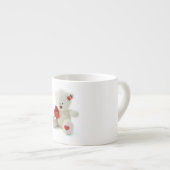 Teddy-Bärespresso-Tasse des Valentines Tages Espressotasse (Vorderseite Rechts)