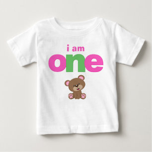 Teddy-Bärn-1. Geburtstags-T - Baby T-shirt