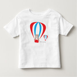 Teddy-Bärn-Ballon-Kleinkind-T-Shirt Kleinkind T-shirt