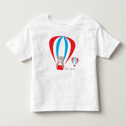 Teddy-Bärn-Ballon-Kleinkind-T-Shirt Kleinkind T-shirt (Vorderseite)