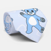 Teddy-Bärn-Blues Krawatte (Gerollt)