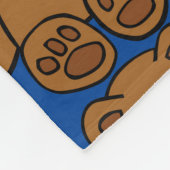 Teddy-Bärn-Fleece-Decke Fleecedecke (Ecke)