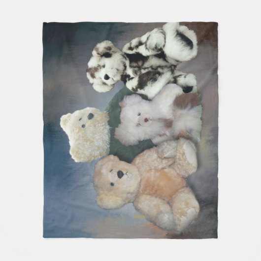Teddy-Bärn-Fleecedecke Fleecedecke (Vorderseite)