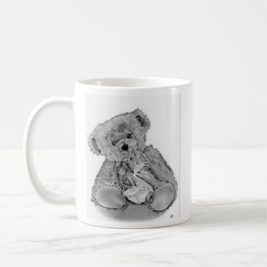 Teddy-Bärn-kleine feenhafte Tasse (Links)