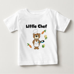 Teddy-Bärn-kleine Kochs-T-Shirts und Geschenke Baby T-shirt