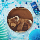 Teddy-Bärn-Koffer-WegwerfpapierTeller Pappteller (Party)