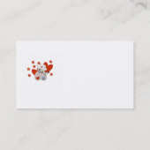 Teddy-Bärn-Krankenschwester-Liebe-T-Shirts und Visitenkarte (Rückseite)