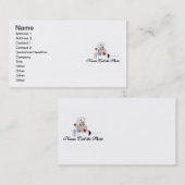 Teddy-Bärn-Krankenschwestern nennen die Schuss-T - Visitenkarte (Vorne/Hinten)