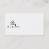 Teddy-Bärn-Krankenschwestern nennen die Schuss-T - Visitenkarte (Rückseite)