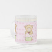 Teddy-Bärn-Kuchen-Party Mattglastasse (Vorderseite Links)