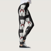 Teddy-Bärn-Muster, zeichnender Bleistift, Bär Leggings (Rechts)