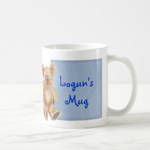 Teddy-Bärn-Namen-Tasse Logun Kaffeetasse
