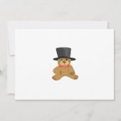 Teddy-Bärn-niedliches Einladung (Rückseite)