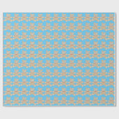 Teddy-Bärn-niedliches Muster Geschenkpapier (Flach)