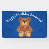 Teddy-Bärn-Regenbogen-niedliches 1. Banner (Horizontal)