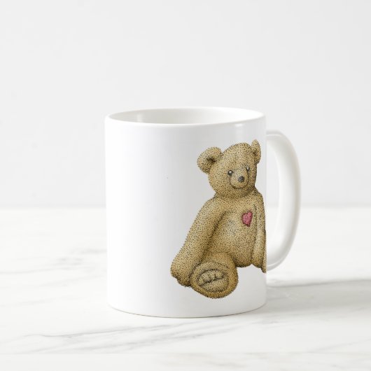 Teddy-Bärn-Tasse Kaffeetasse (VorderseiteRechts)