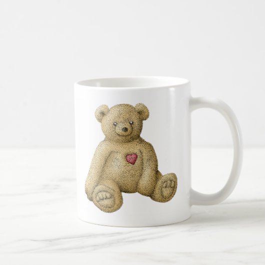 Teddy-Bärn-Tasse Kaffeetasse (Rechts)