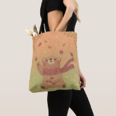 Teddy Bärs Herbstlaub Tasche (Von Nahem)