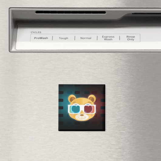 Teddy Bear - 3D Magnet (In Situ (Geschirrspüler))