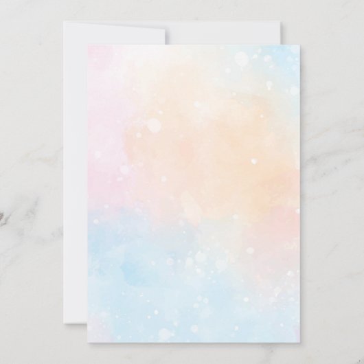 Teddy Bear 3rd Birthday Boy Einladung (Rückseite)