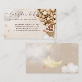 Teddy Bear Air Balloon Bücher für Babyanfrage Encl Begleitkarte