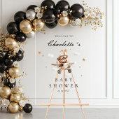 Teddy Bear & Airplane Begrüßungsdusche Acrylschild