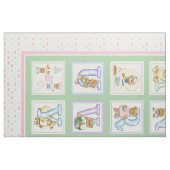 Teddy Bear Alphabet Cheater Quilt Muster Stoff (Fat Quarter (45,7 x 55,9 cm))
