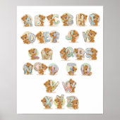 Teddy Bear Alphabet Poster (Vorne)
