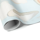 Teddy Bear and Flugzeug Kids Seamless Pattern Geschenkpapier (Rolleneckpunkt)