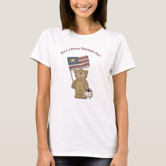 Teddy Bear and Lamb T-S T-Shirt (Vorderseite)