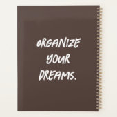 Teddy Bear and Pink Tulip Planner Gentle Planning Planer (Rückseite)