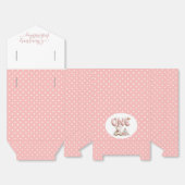 Teddy Bear and Polka Dot Happy Birthday Geschenkschachtel (Ungefaltet)