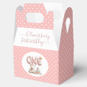 Teddy Bear and Polka Dot Happy Birthday  Geschenkschachtel (Geöffnet)