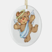 Teddy Bear Angel Keramik Ornament (Rechts)