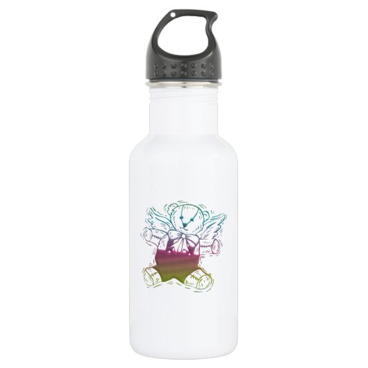Teddy-Bear Angel Trinkflasche (Vorderseite)
