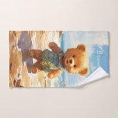 Teddy Bear Art Beach Handtuch für Kinder (Handtuch)